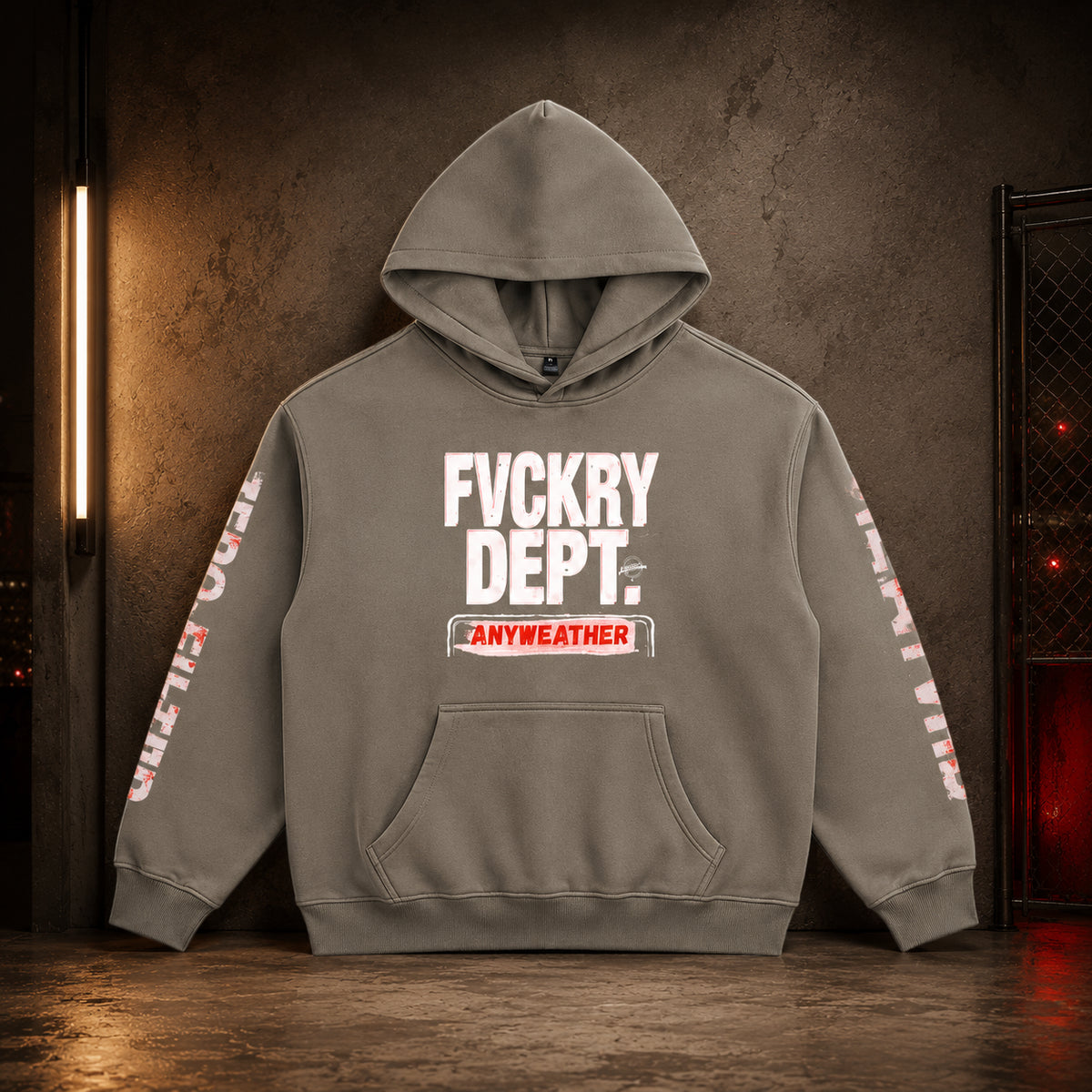 FVCKRY DEPT Streetwear Pullover Hoodie