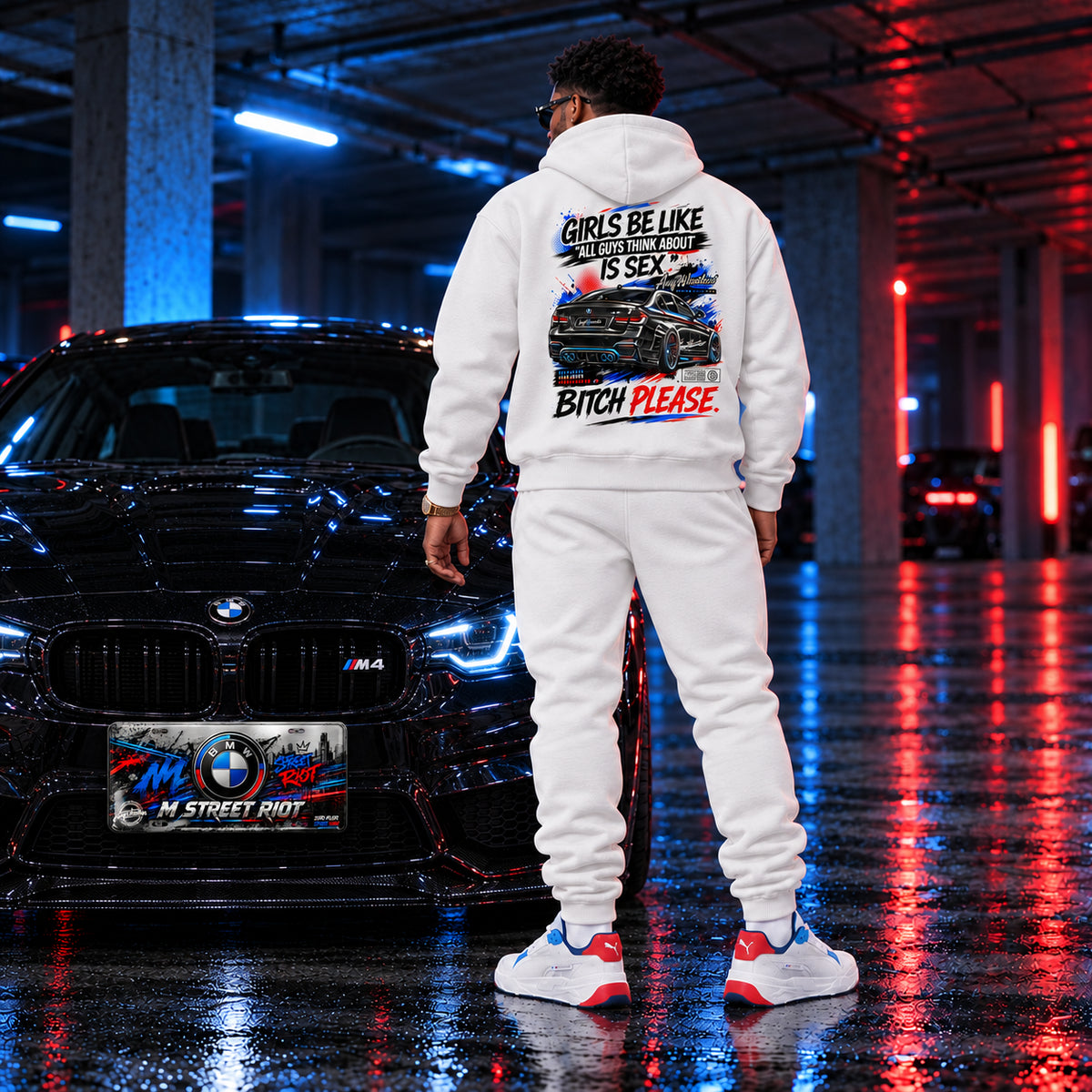 Anyweather,ZeroFilter,Hoodie,Streetwear,Graphic,Statement,Unisex,Fleece,Heavyweight,Automotive,CarCulture,Urban,Attitude,BitchPlease,StreetCode,WearYourTruth,ExpressYourself,WhiteHoodie