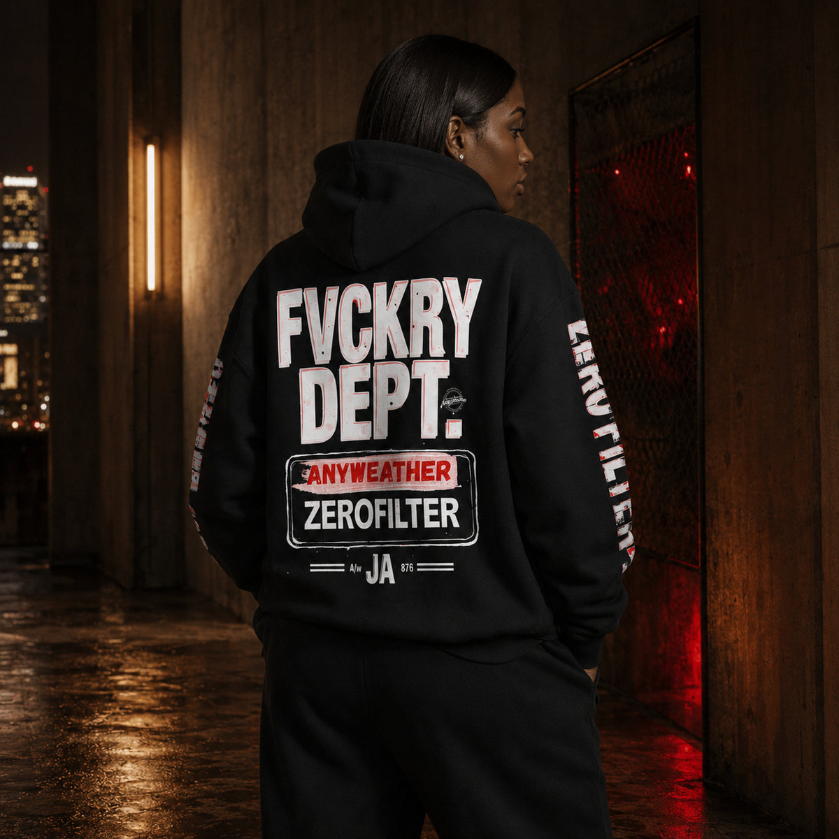 FVCKRY DEPT Streetwear Pullover Hoodie