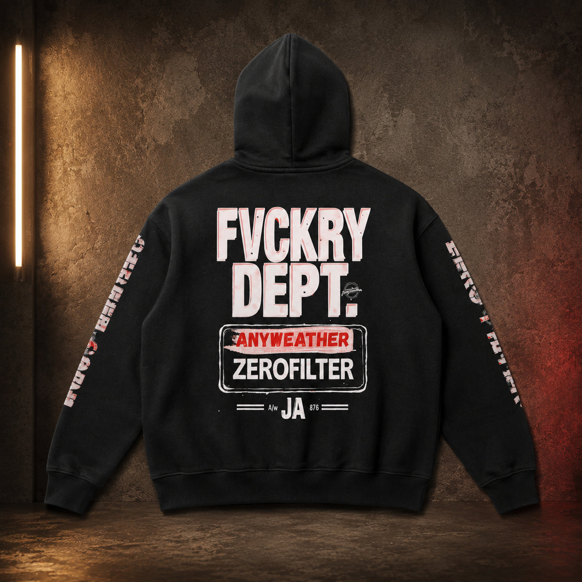 FVCKRY DEPT Streetwear Pullover Hoodie