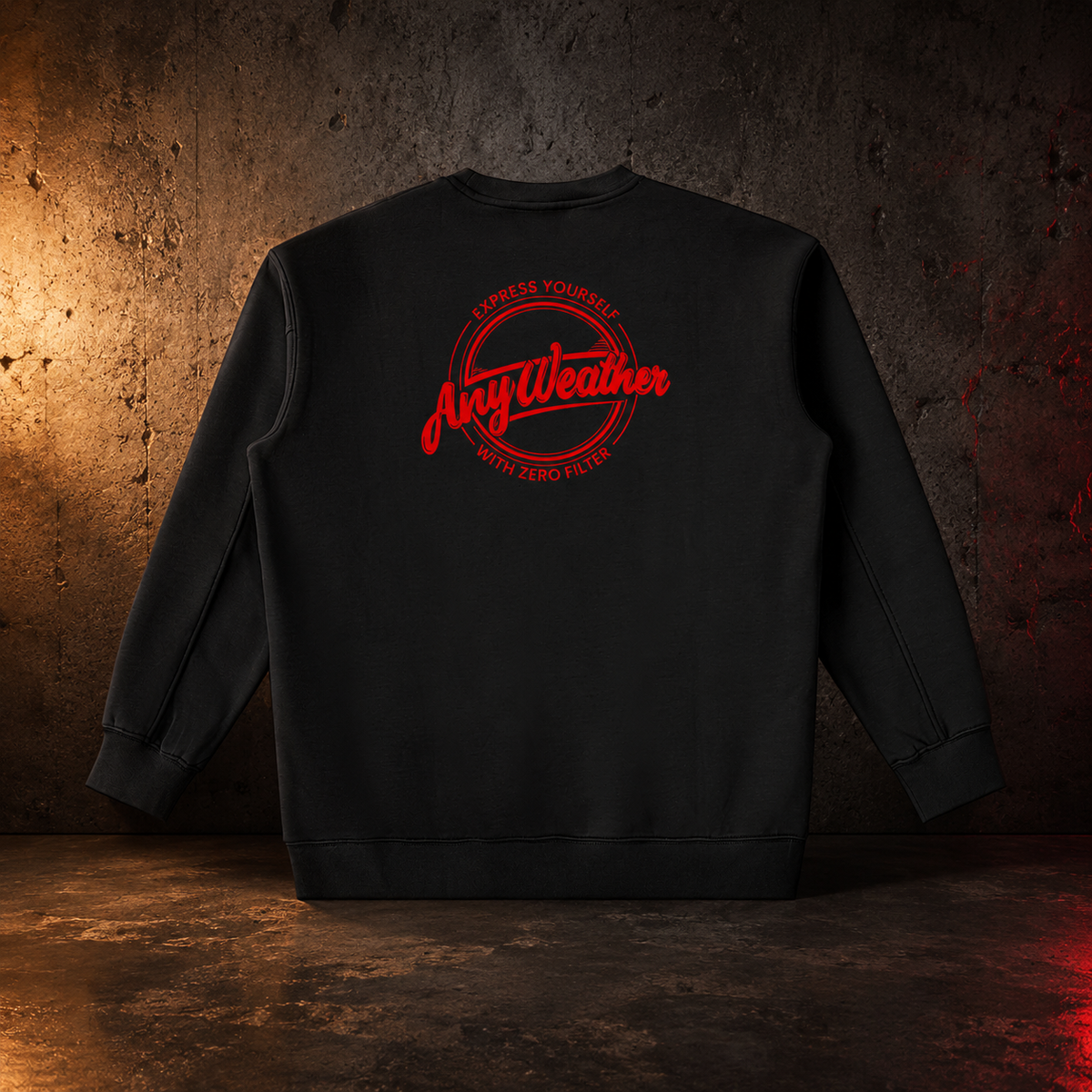 Fren Turn Snake Crewneck Black back view