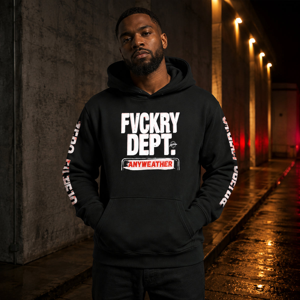 FVCKRY DEPT Streetwear Pullover Hoodie
