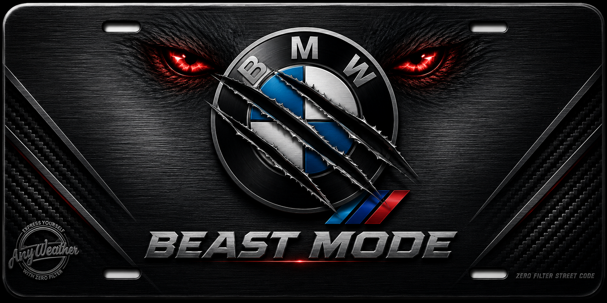 Beast Mode ready-made glossy plate