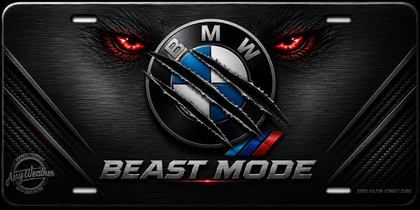 Beast Mode ready-made glossy plate