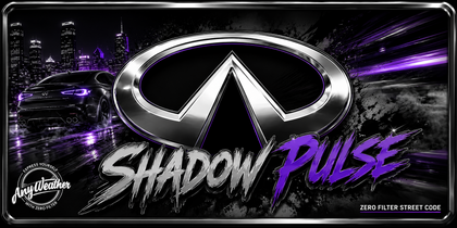Infiniti Shadow Pulse ready-made glossy plate