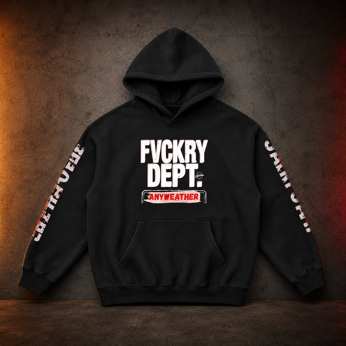 FVCKRY DEPT Streetwear Pullover Hoodie
