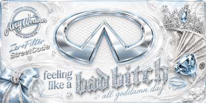 Infiniti Ice ready-made glossy plate