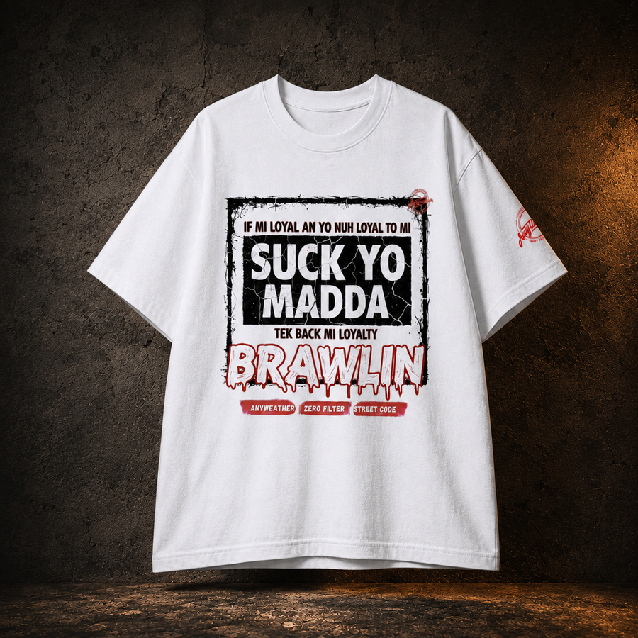 Graphic Cotton T-Shirt in White — front