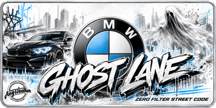 Ghost Lane ready-made glossy plate
