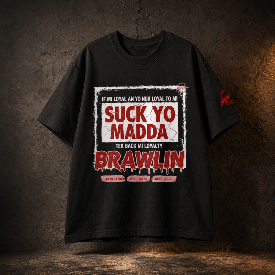 Streetwear T-Shirt Classic Black front product view