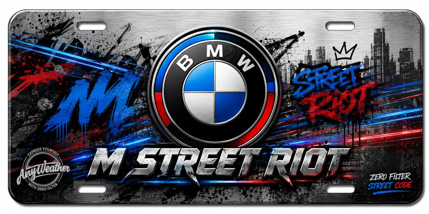 AnyWeather M Street Riot custom plate